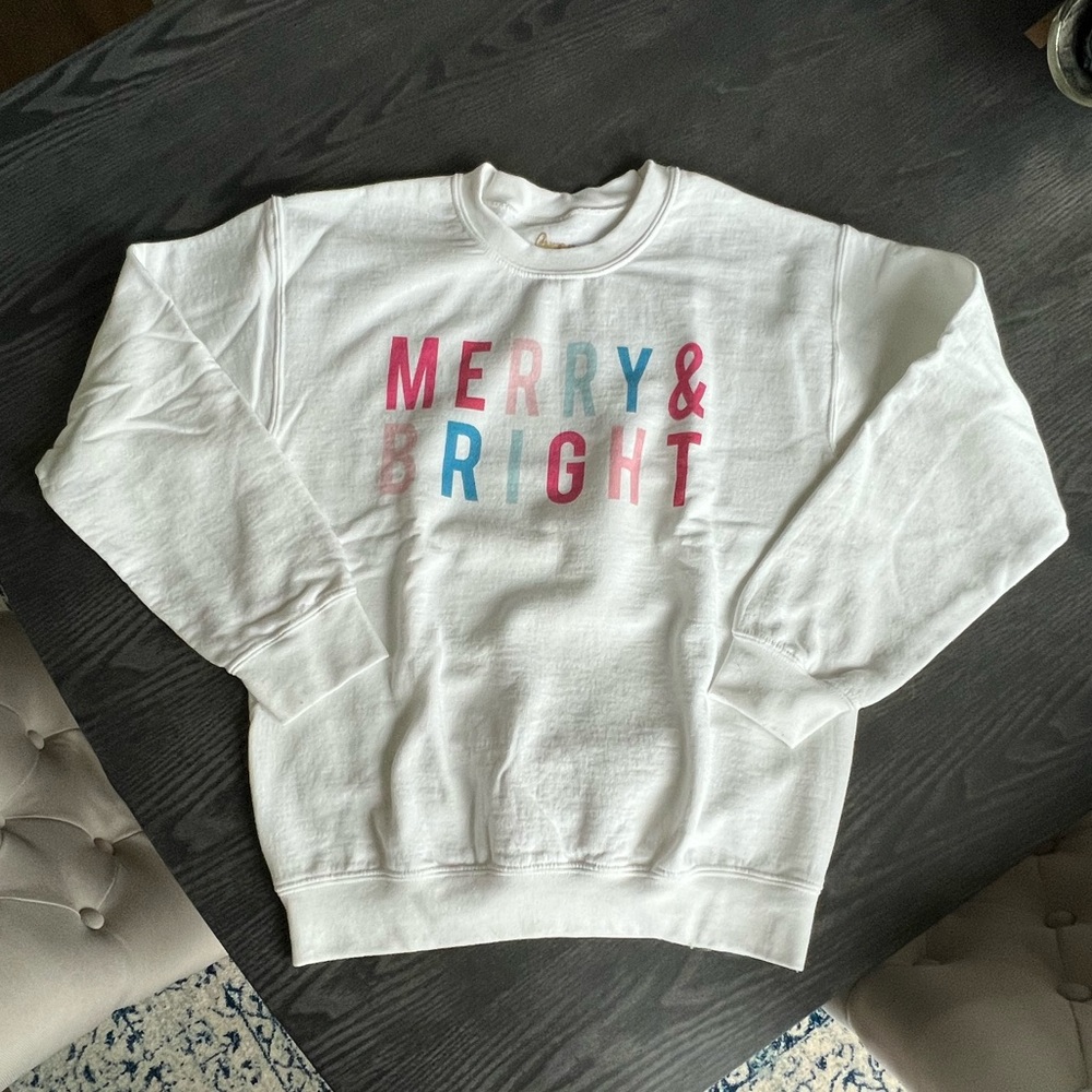 Merry & Bright Sweatshirt SMALL